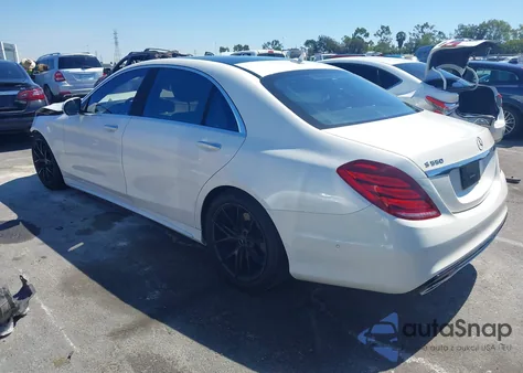 2015 Mercedes-Benz S 550 из США, поврежденный, VIN WDDUG8CB3FA184853